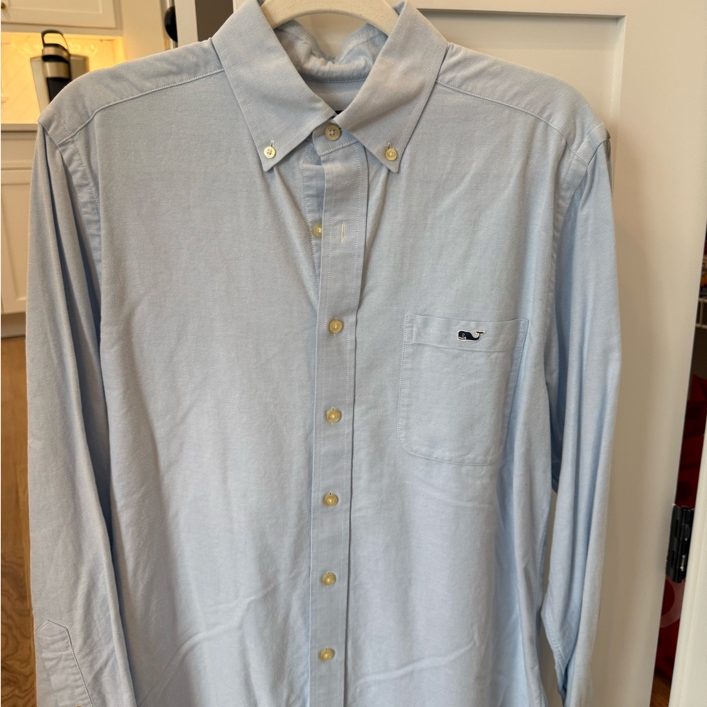 Vineyard Vines Blue Tucker Shirt Sz Medium